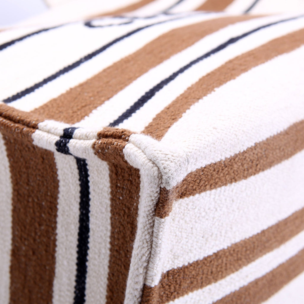 Cabas Thais Large Striped Jaquard