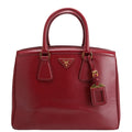 Prada Saffiano Lux Parabole Burgundy/Gold