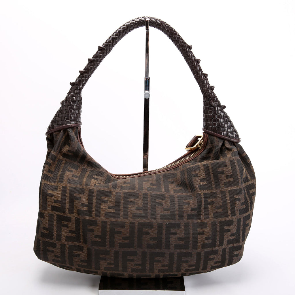 8BR545 FF Zucca Spy Hobo Brown