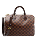 Speedy 30 Bandouliere Damier Ebene Brown/Red