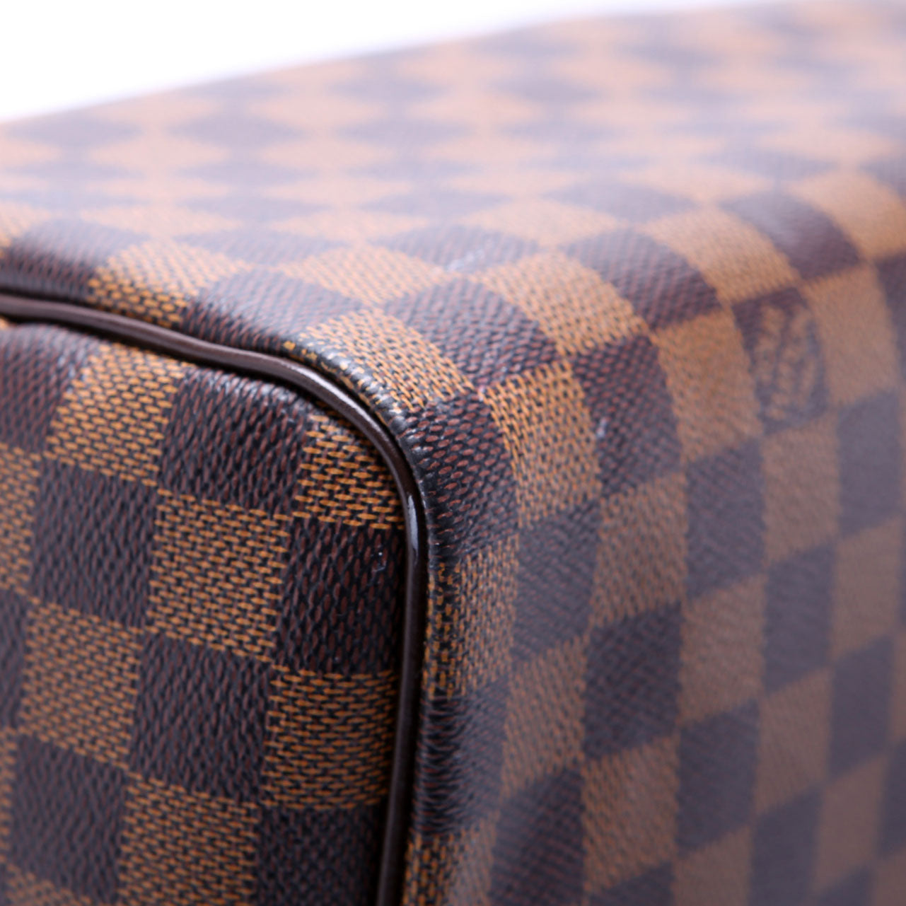Speedy 30 Bandouliere Damier Ebene Brown/Red