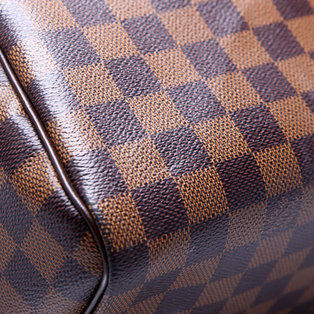 Speedy 30 Bandouliere Damier Ebene Brown/Red
