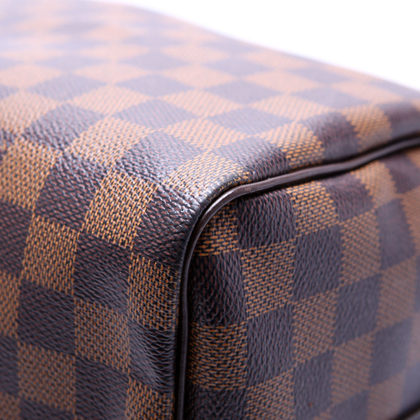 Speedy 30 Bandouliere Damier Ebene Brown/Red