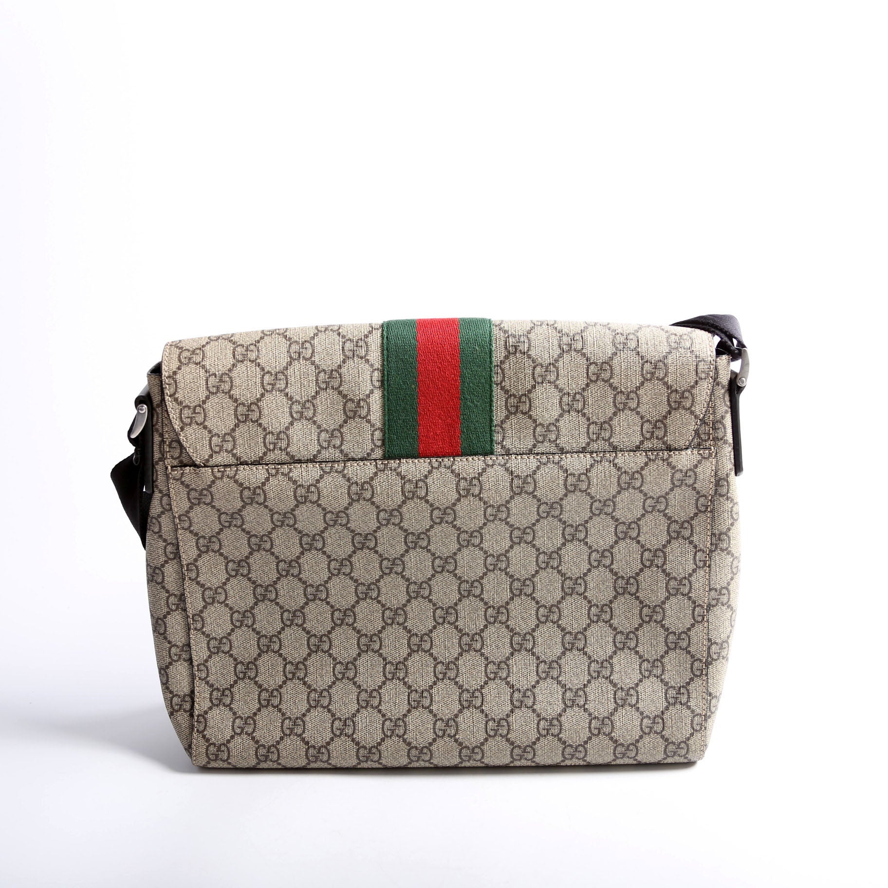 475432 GG Supreme Ophidia Web Flap Messenger