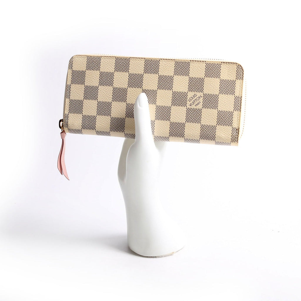 Clemence Wallet Damier Azur