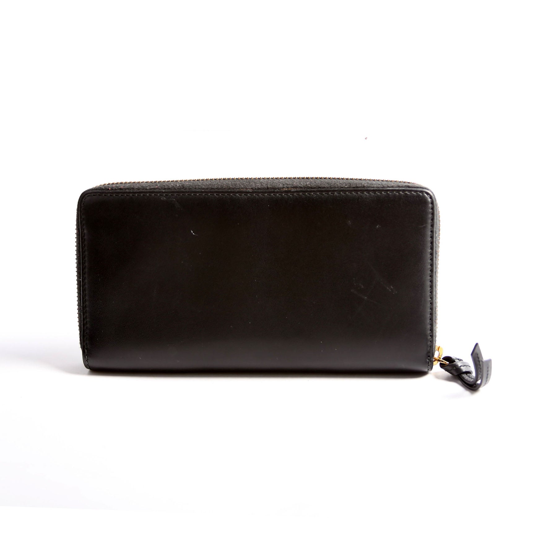 Gucci 453393 Jumbo GG Zip Around Wallet Black