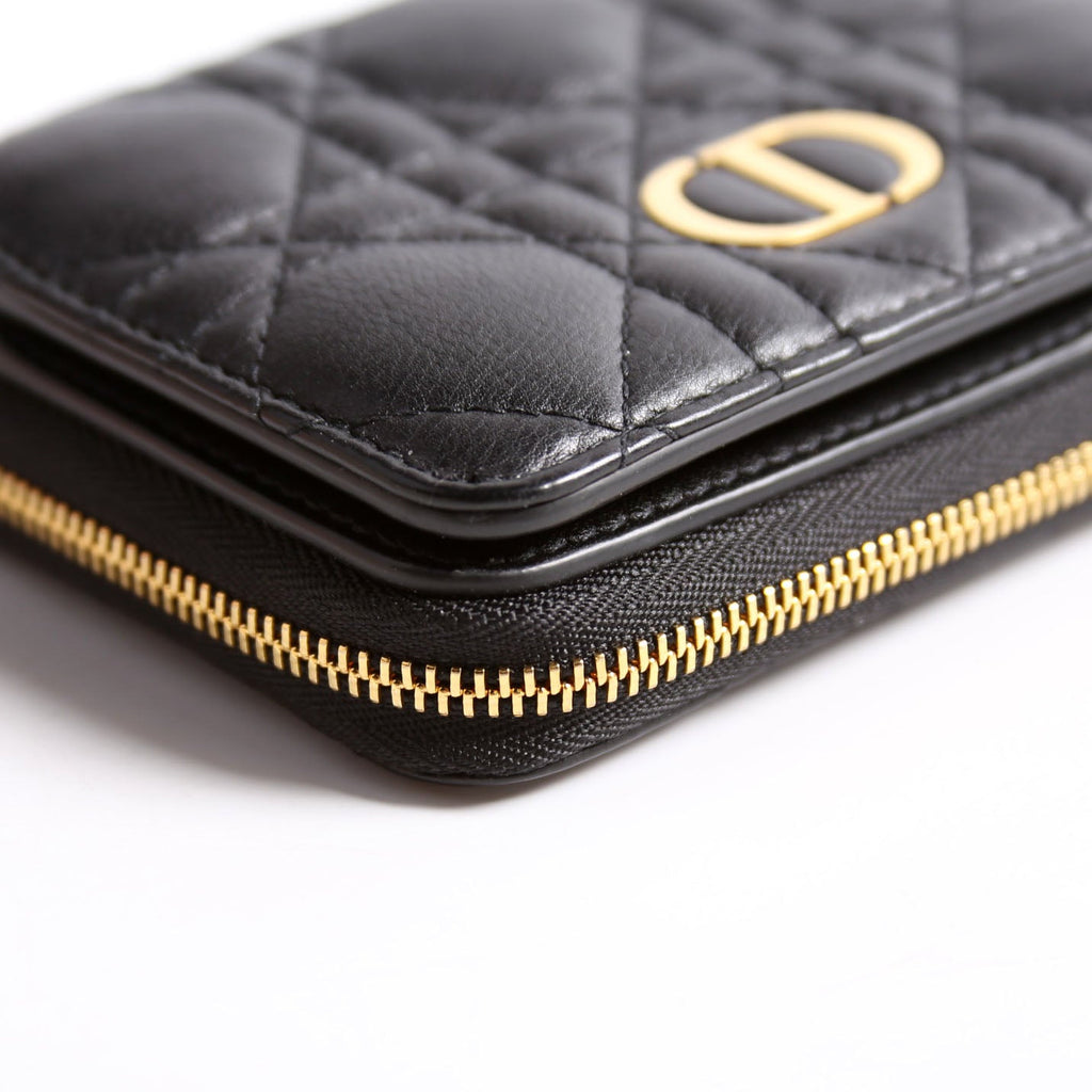 Caro Compact Wallet Black