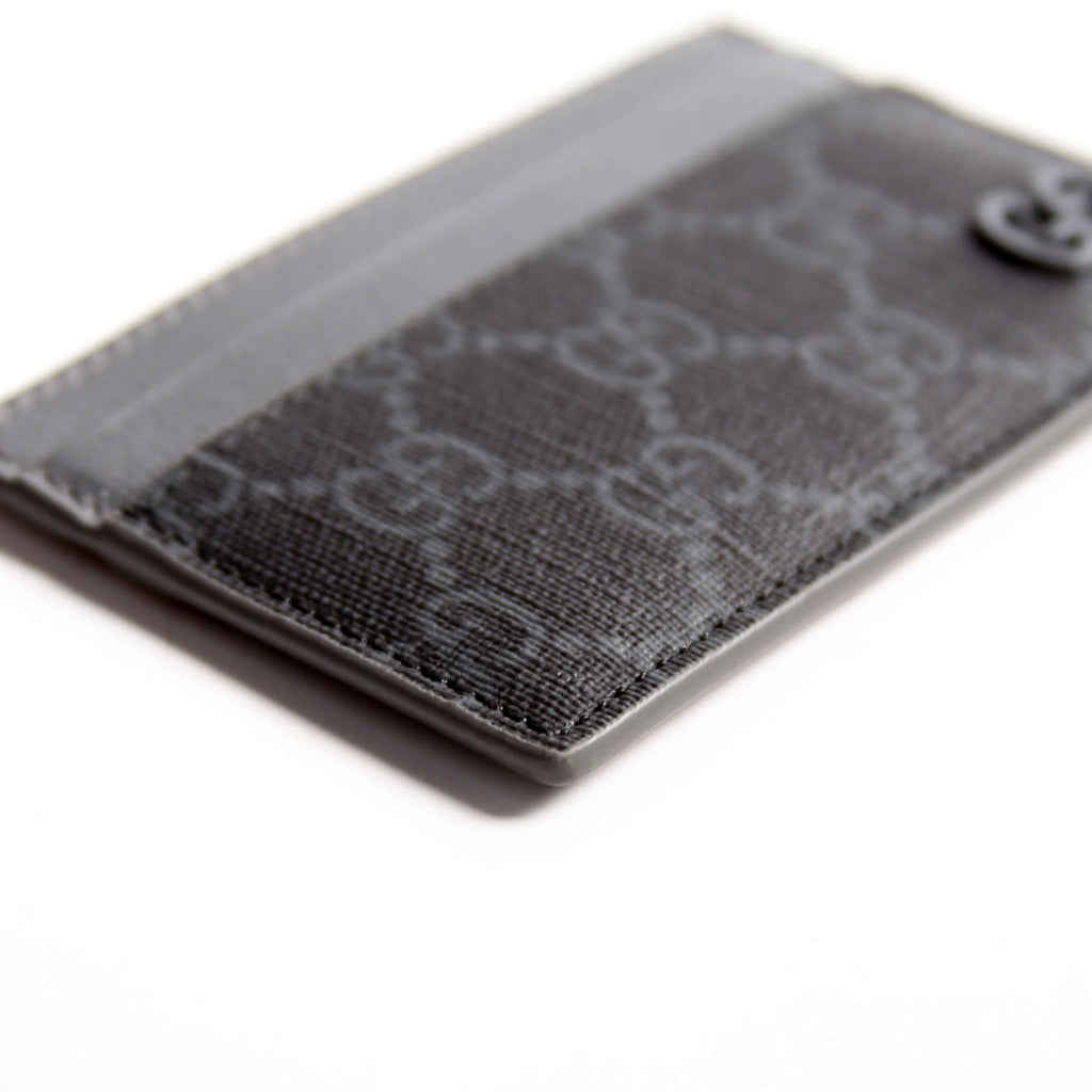 768248 GG Supreme Card Case Grey