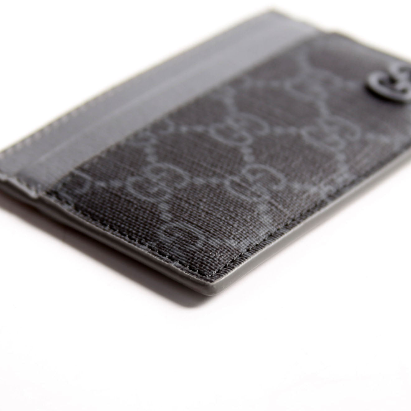 768248 GG Supreme Card Case Grey