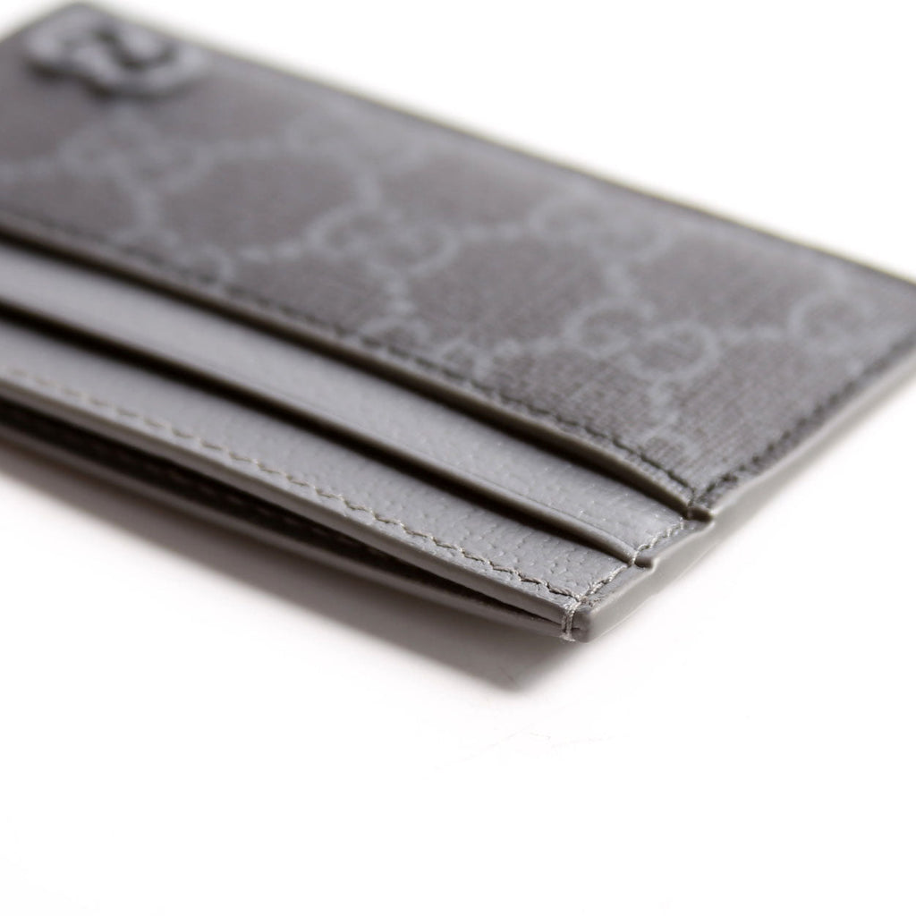 768248 GG Supreme Card Case Grey