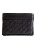 262837 Microguccissima Card Holder Black