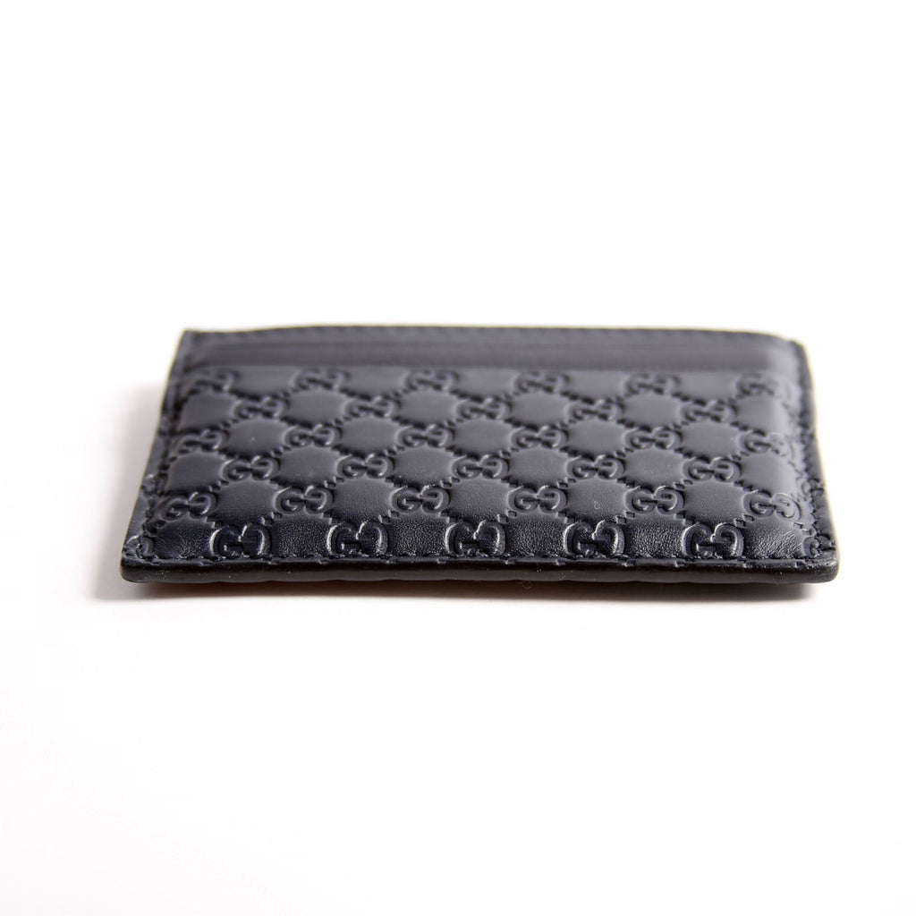 262837 Microguccissima Card Holder Black