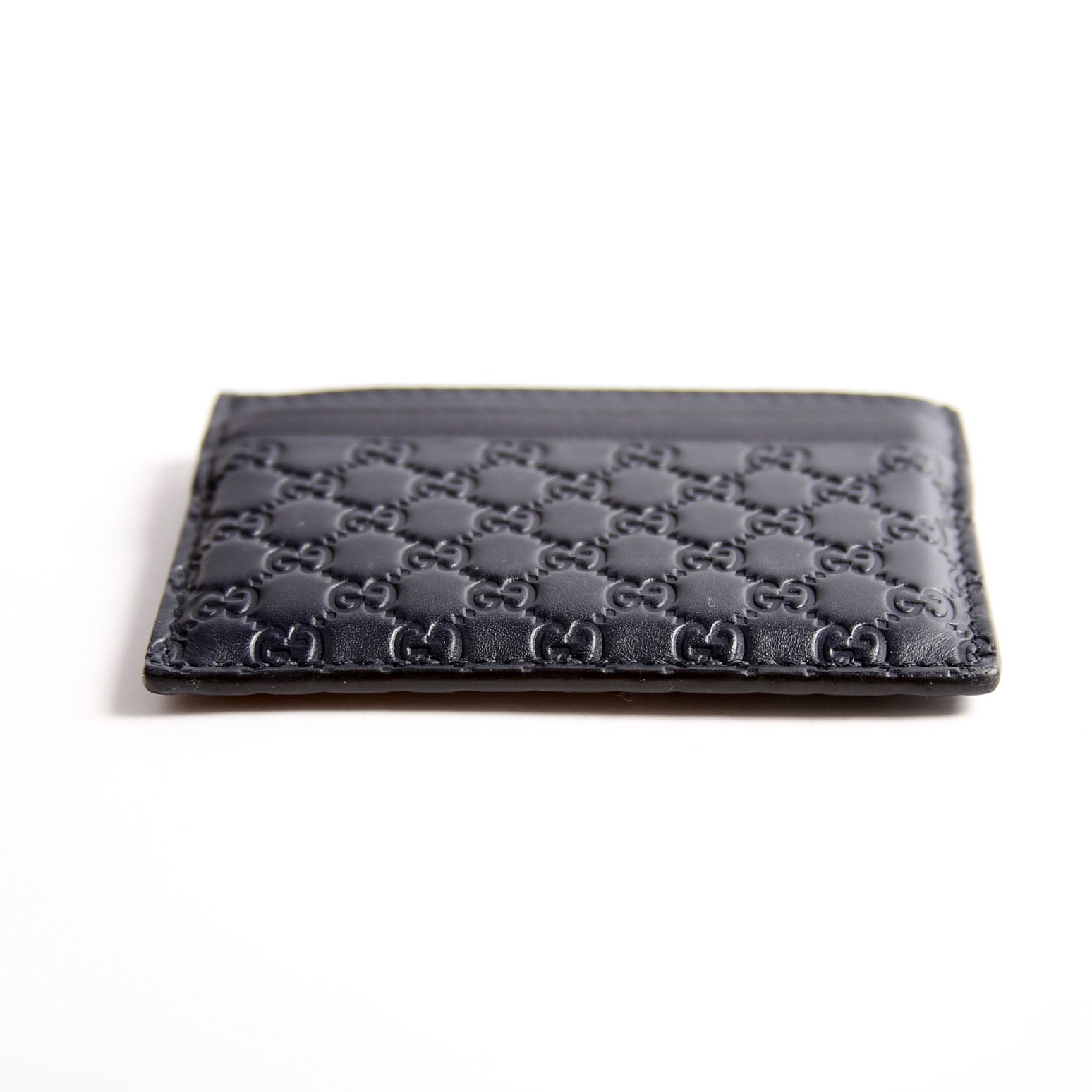 262837 Microguccissima Card Holder Black