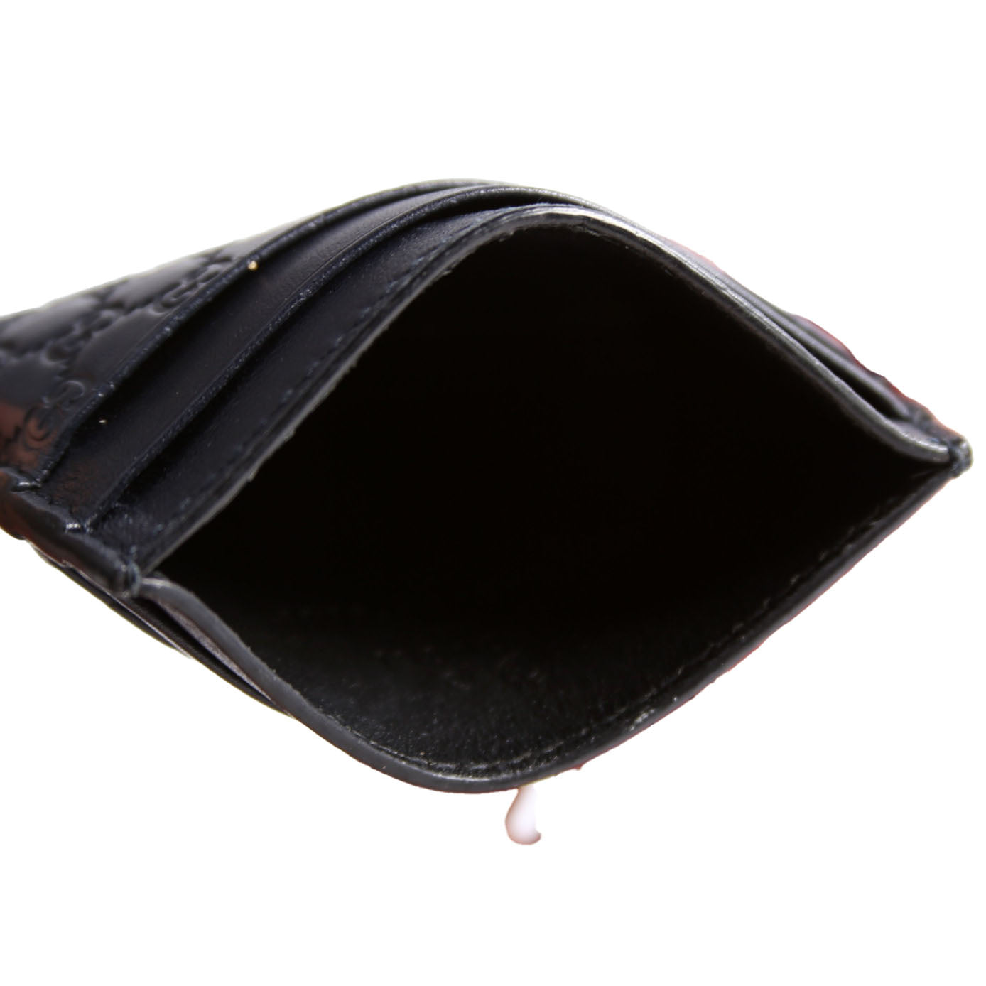 262837 Microguccissima Card Holder Black