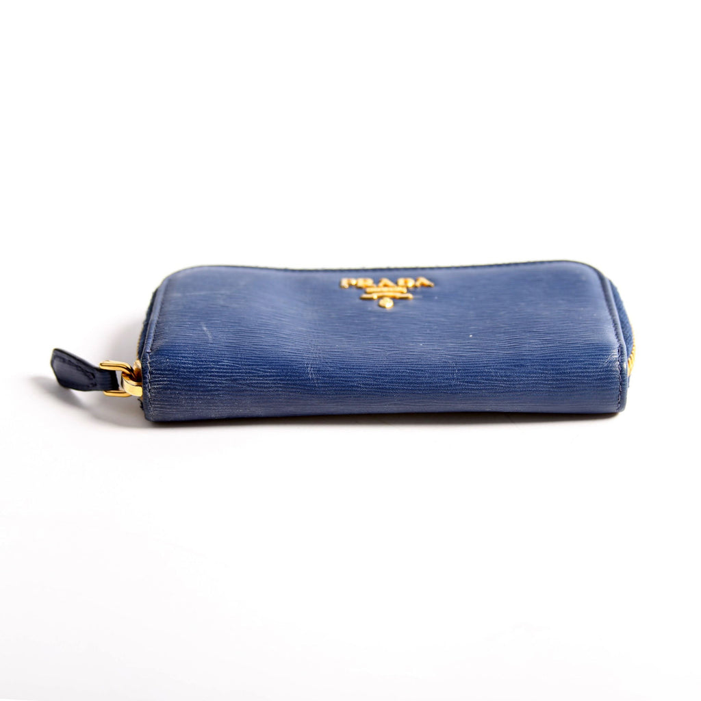 Vitello Move Zip Around Key Holder Blue
