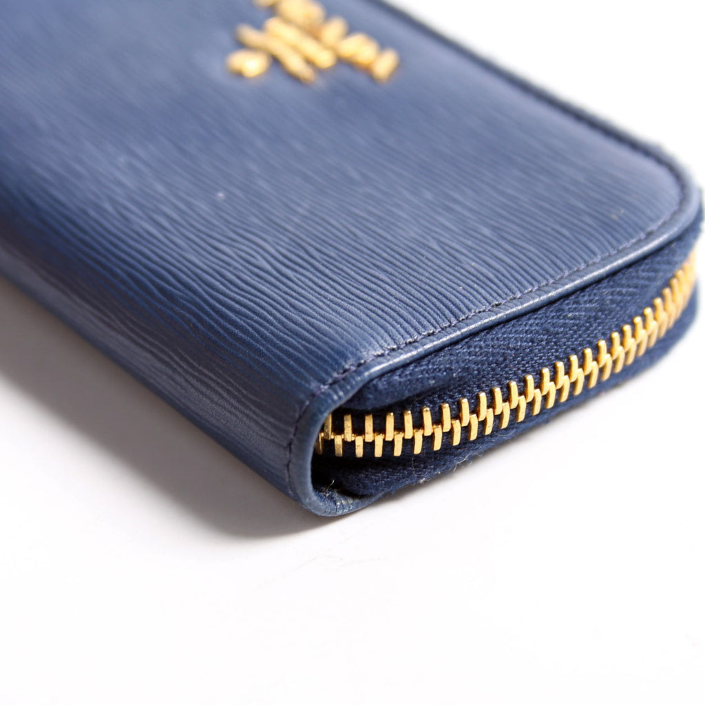 Vitello Move Zip Around Key Holder Blue