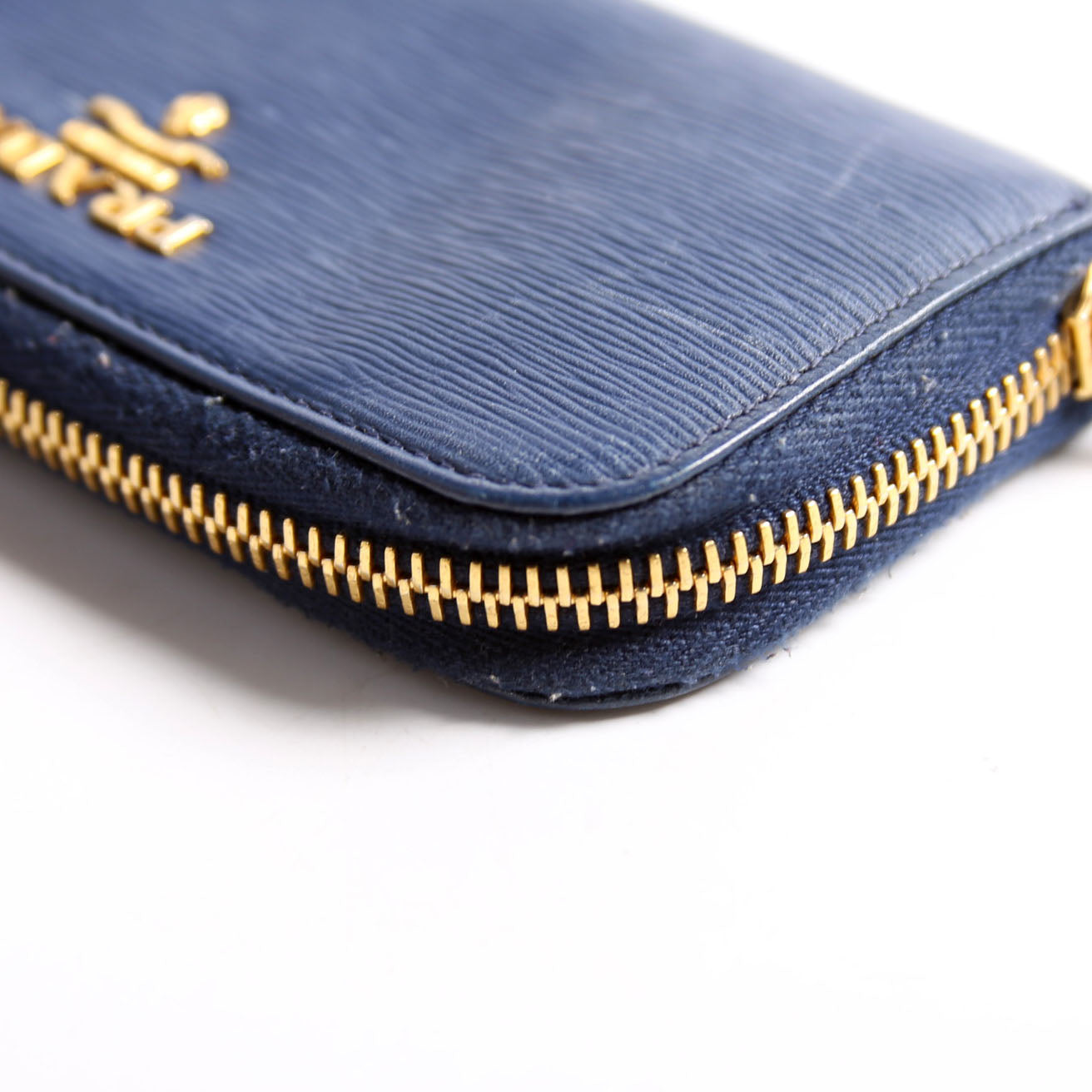 Vitello Move Zip Around Key Holder Blue