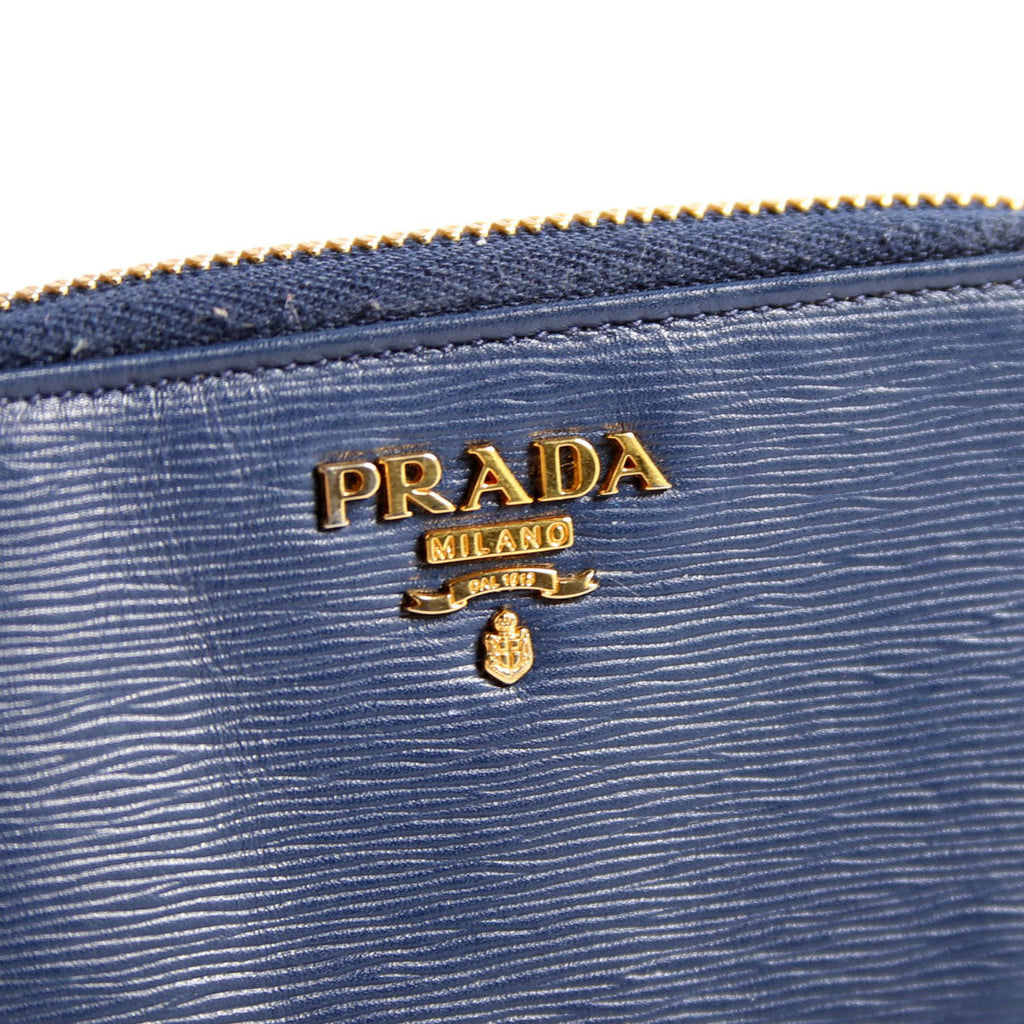 Vitello Move Zip Around Key Holder Blue