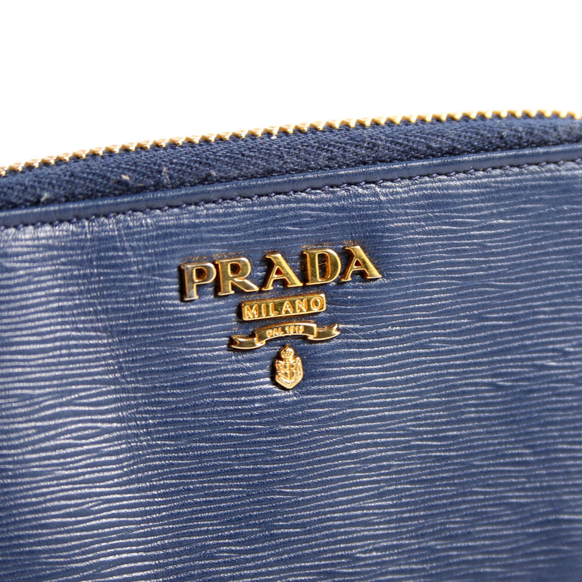 Vitello Move Zip Around Key Holder Blue