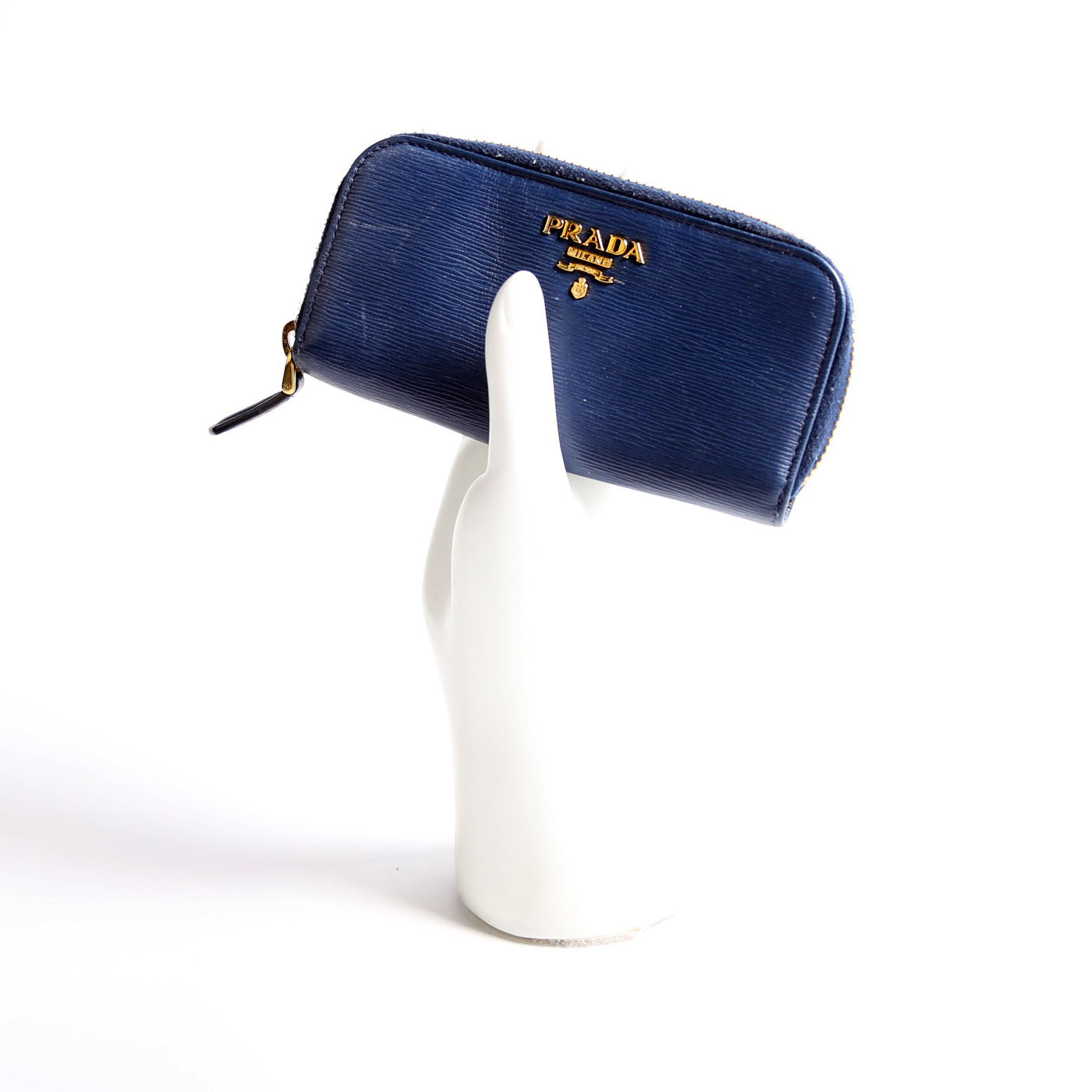 Vitello Move Zip Around Key Holder Blue