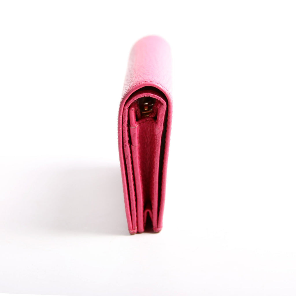 Gucci 456126 GG Marmont Card Case Pink
