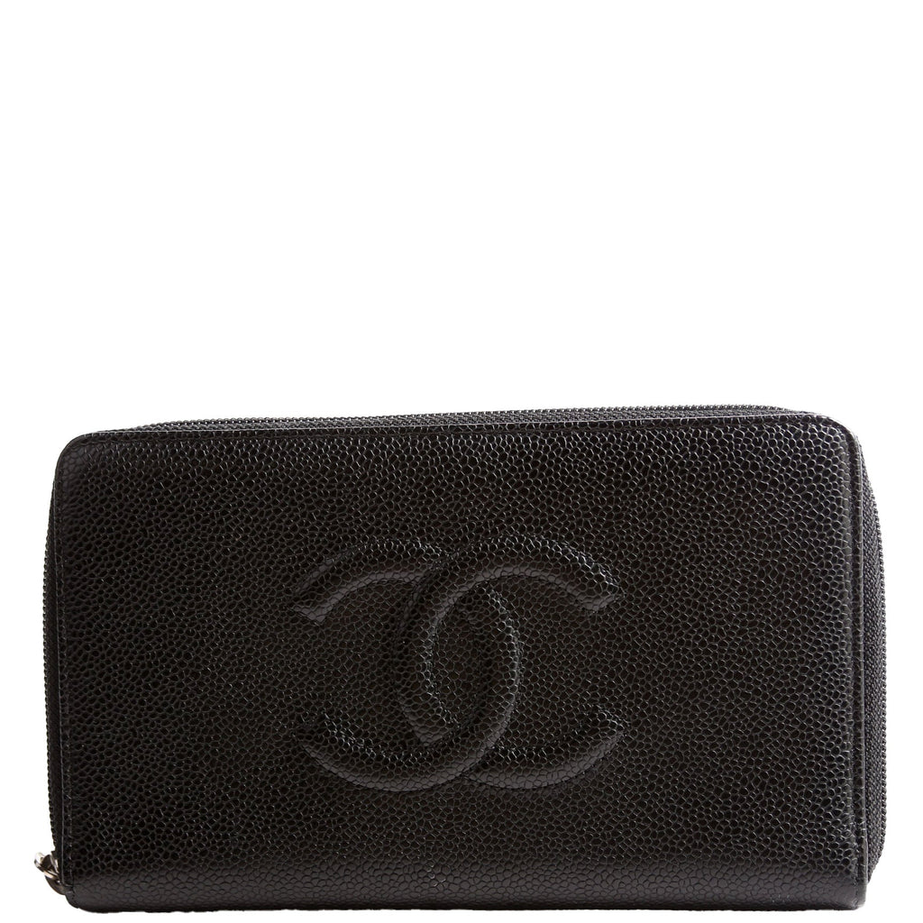 Timeless CC Zip Around Organizer Wallet 15M Black