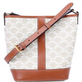 Triomphe Small Bucket Bag Tan
