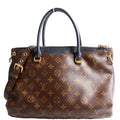 Pallas Tote Monogram Leather Side Navy