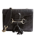 369622 Guccissima Mini Emily Shoulder Black