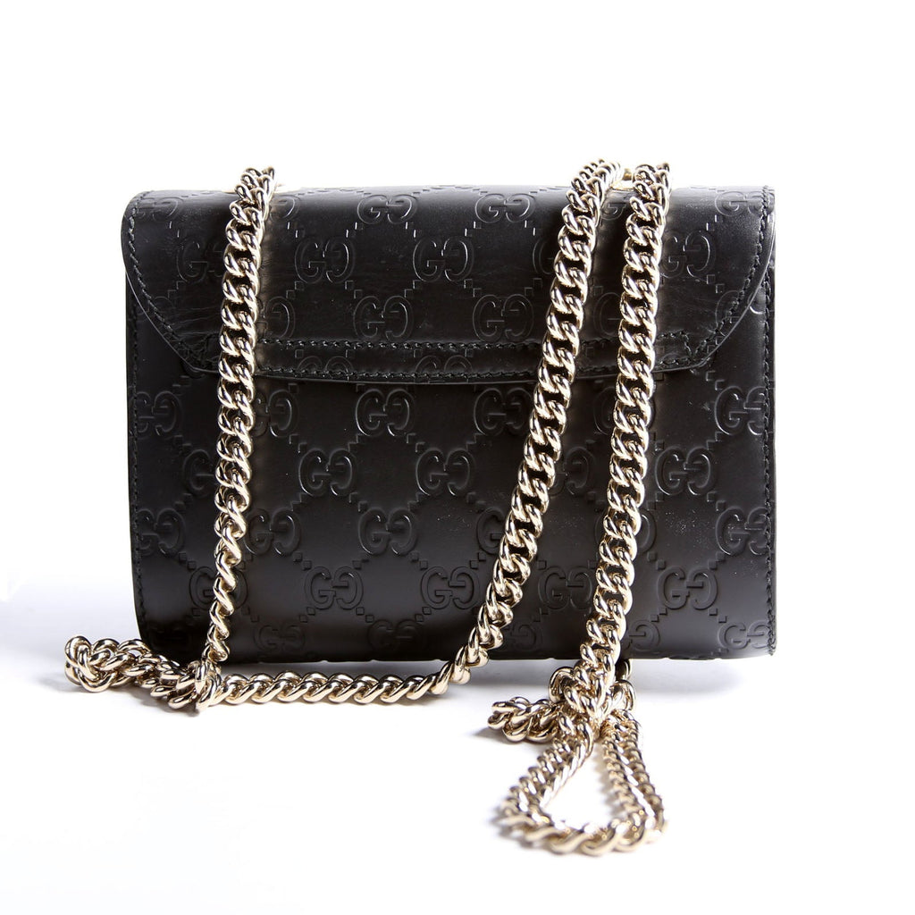 369622 Guccissima Mini Emily Shoulder Black
