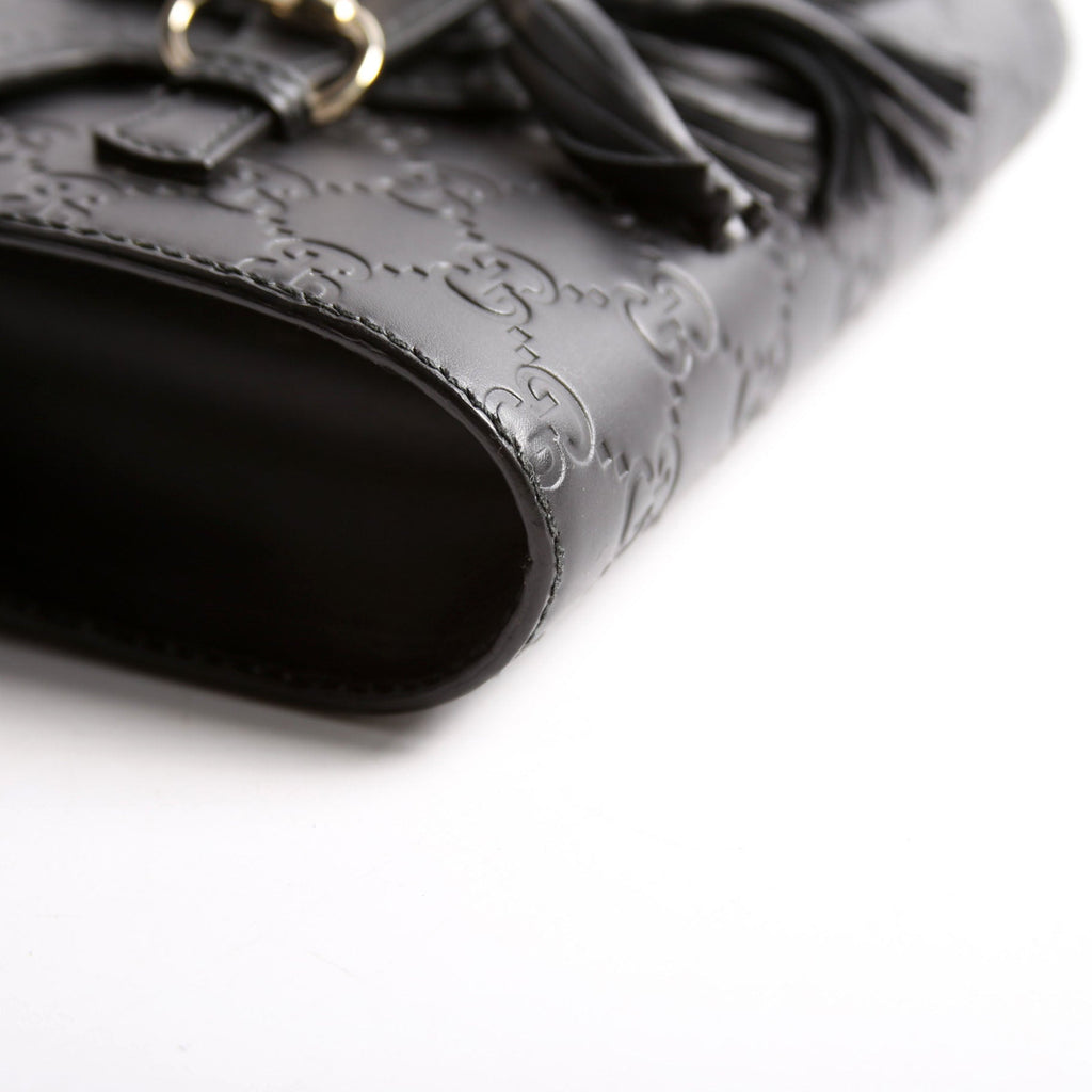 369622 Guccissima Mini Emily Shoulder Black