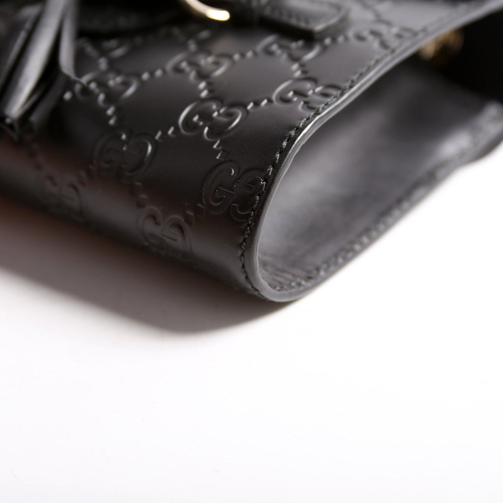 369622 Guccissima Mini Emily Shoulder Black