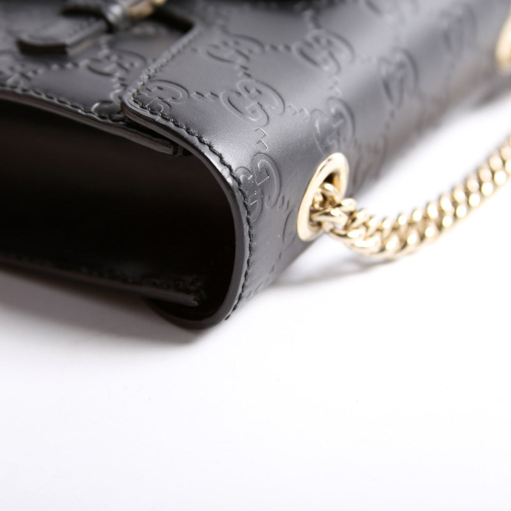 369622 Guccissima Mini Emily Shoulder Black