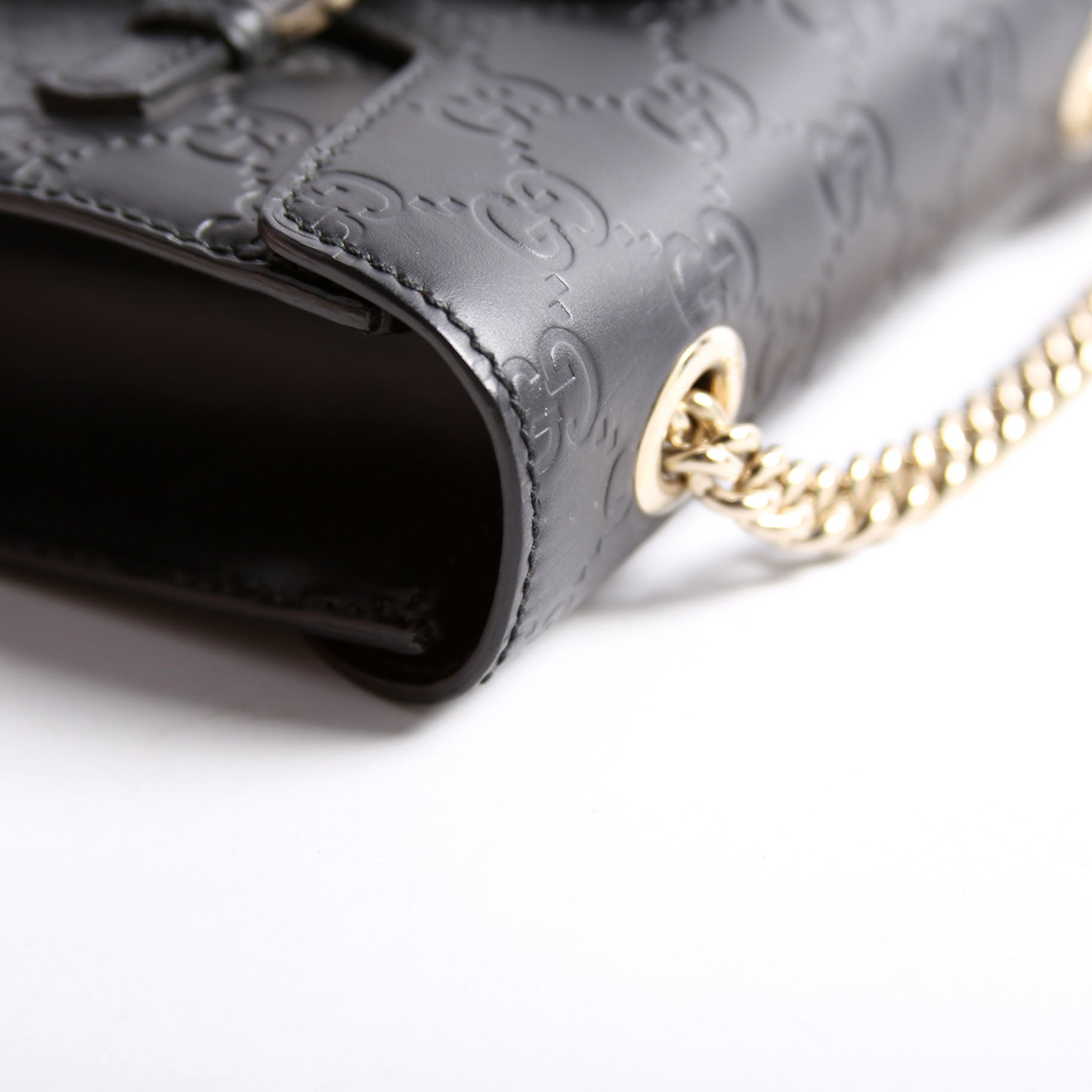369622 Guccissima Mini Emily Shoulder Black