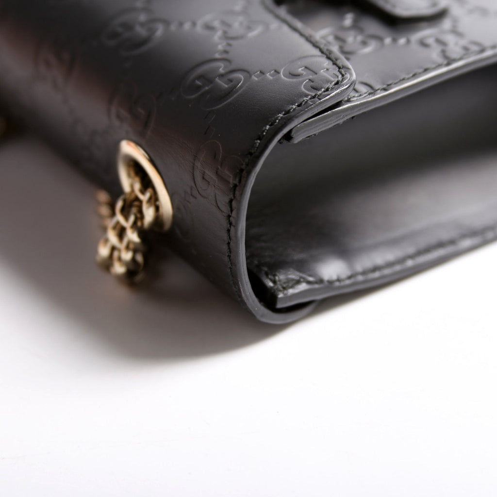 369622 Guccissima Mini Emily Shoulder Black