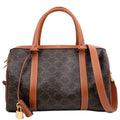 Boston Bag Triomphe Canvas Large Brown