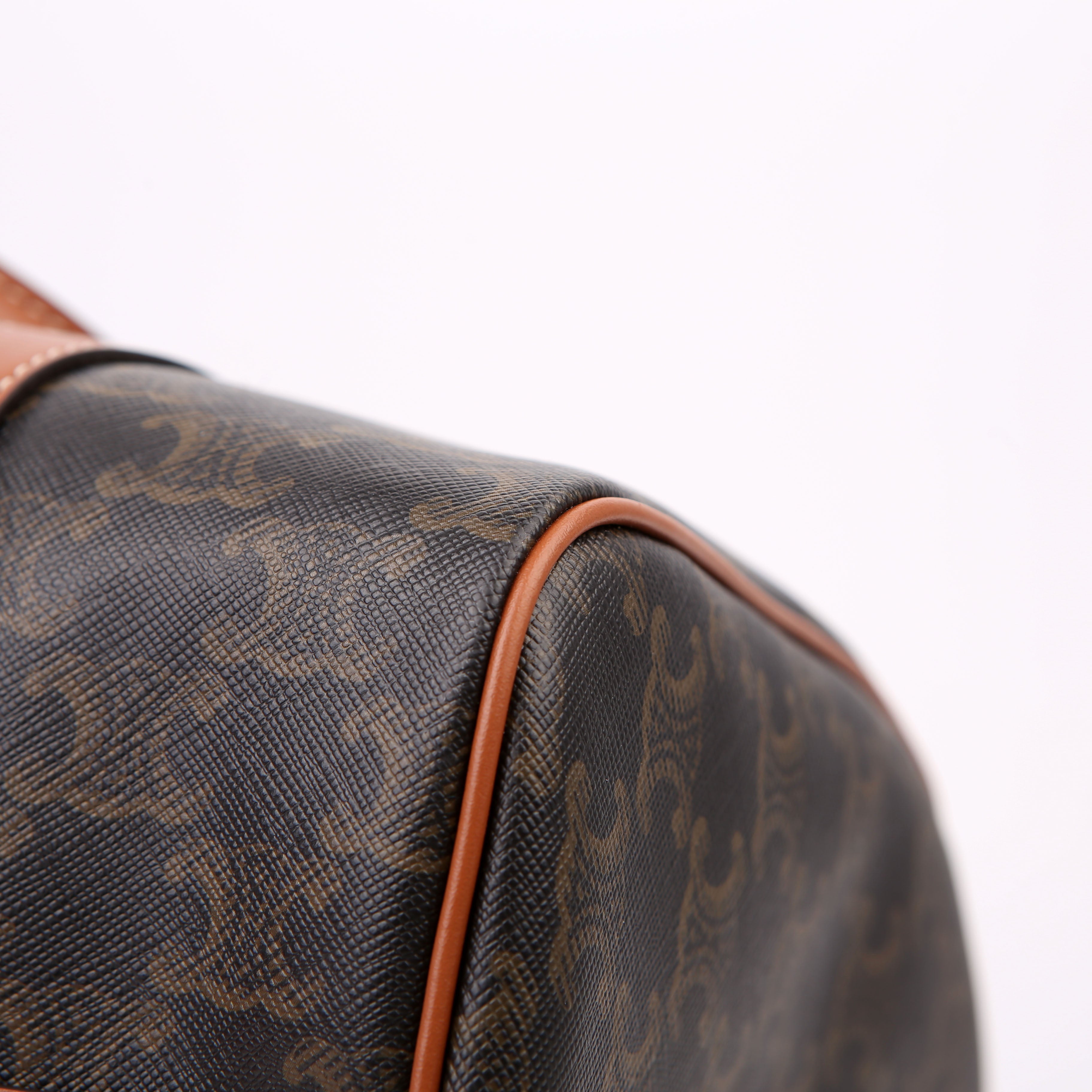 Boston Bag Triomphe Canvas Large Brown