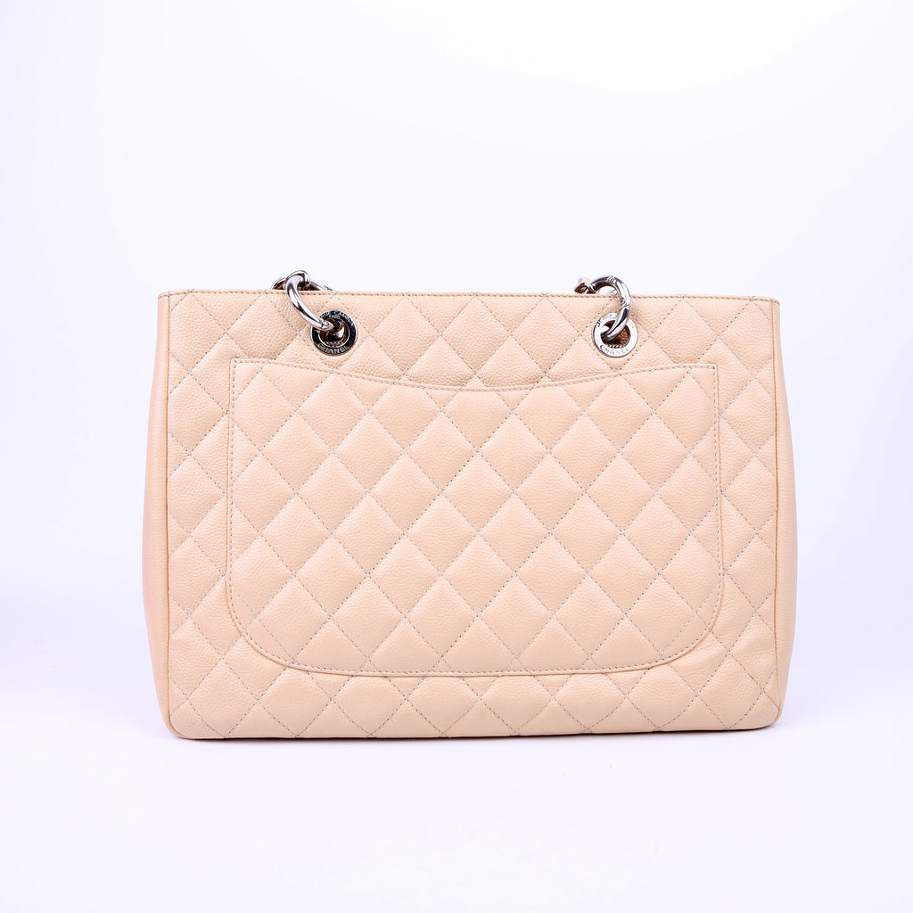 Grand Shopping Tote XL Caviar Beige