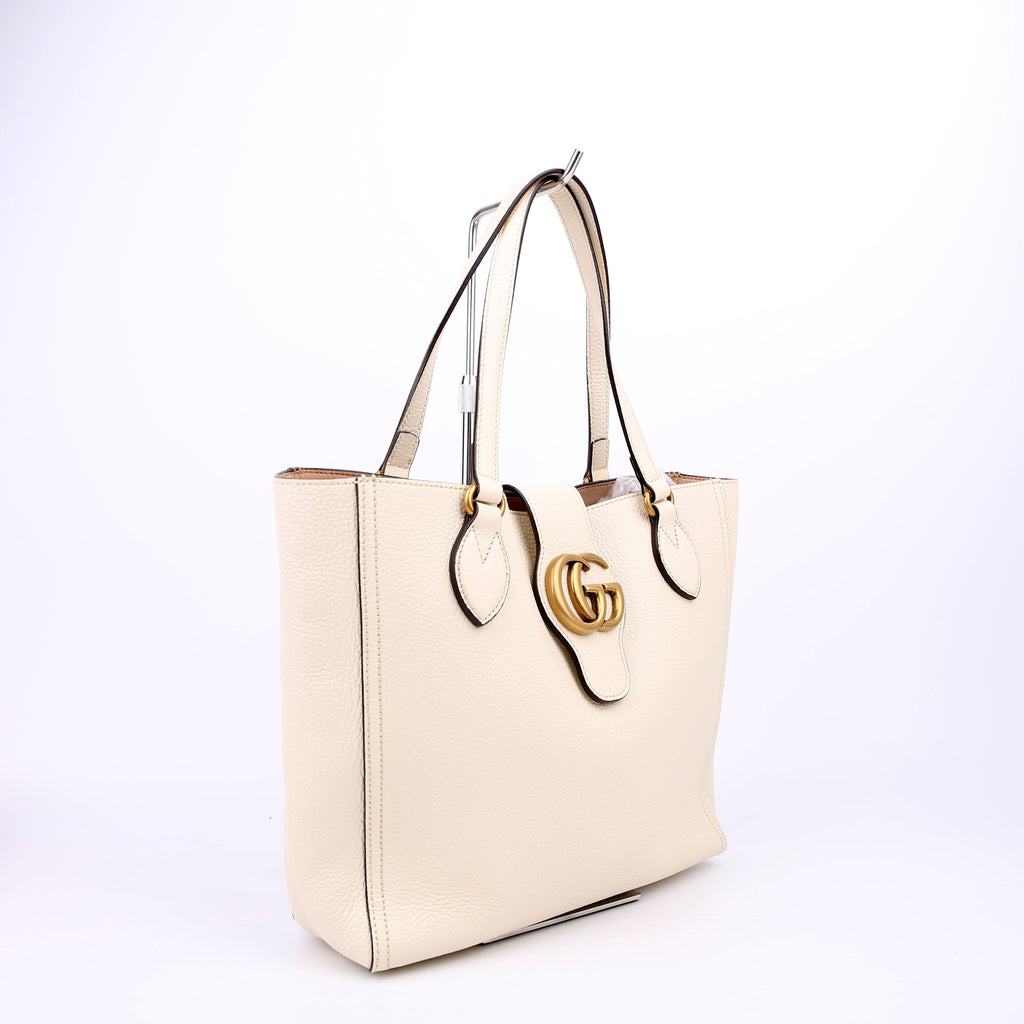 Gucci 779831 Dahlia Tote with Pouch White