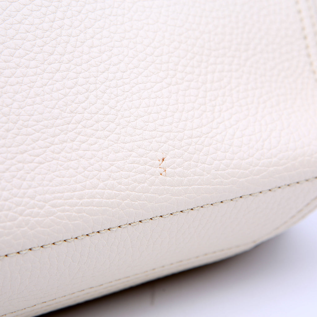 Gucci 779831 Dahlia Tote with Pouch White