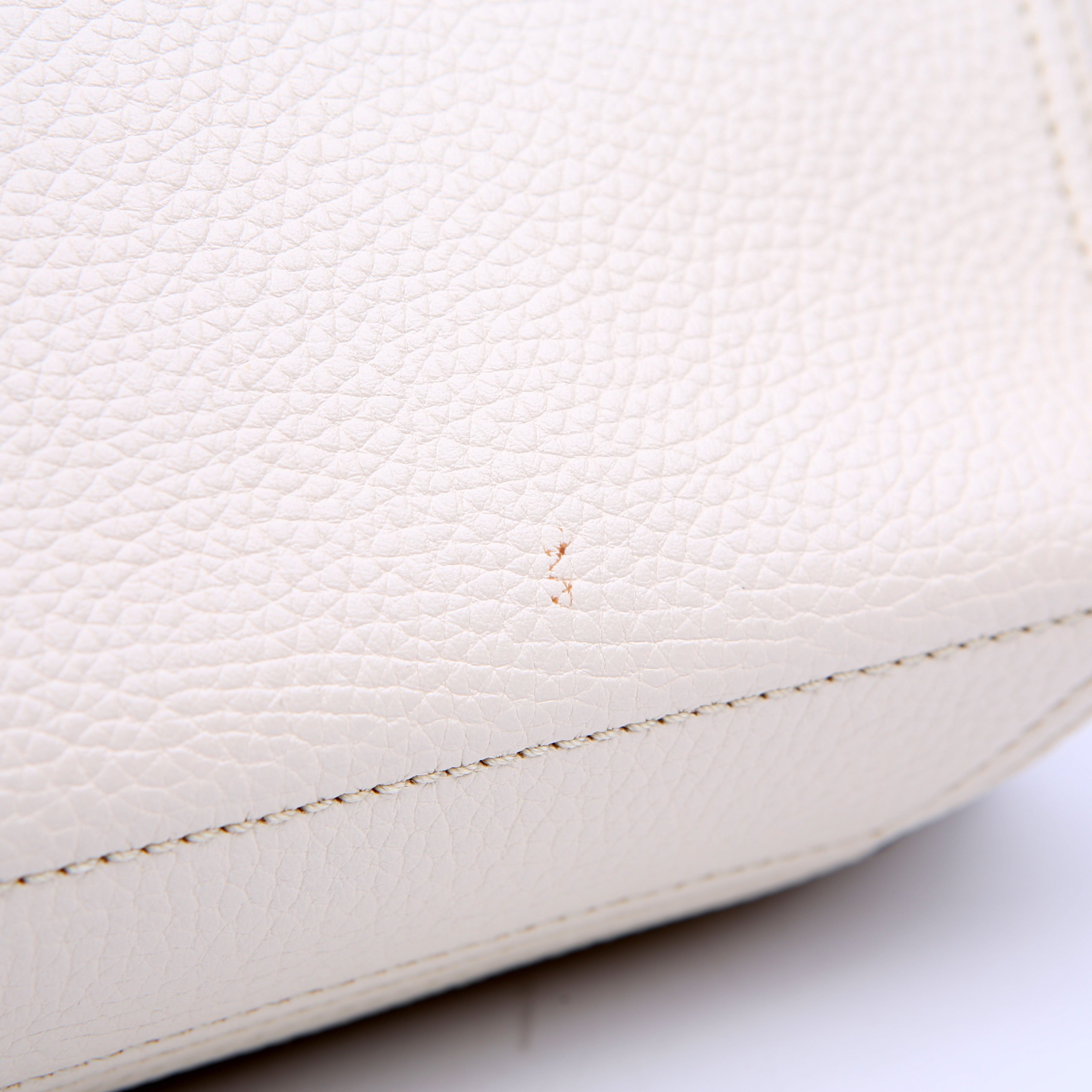 Gucci 779831 Dahlia Tote with Pouch White