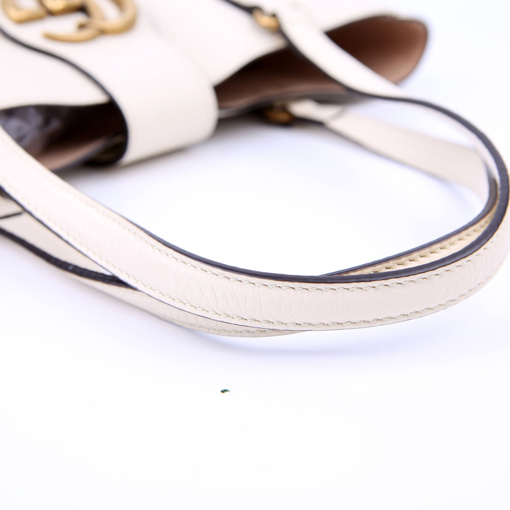 Gucci 779831 Dahlia Tote with Pouch White