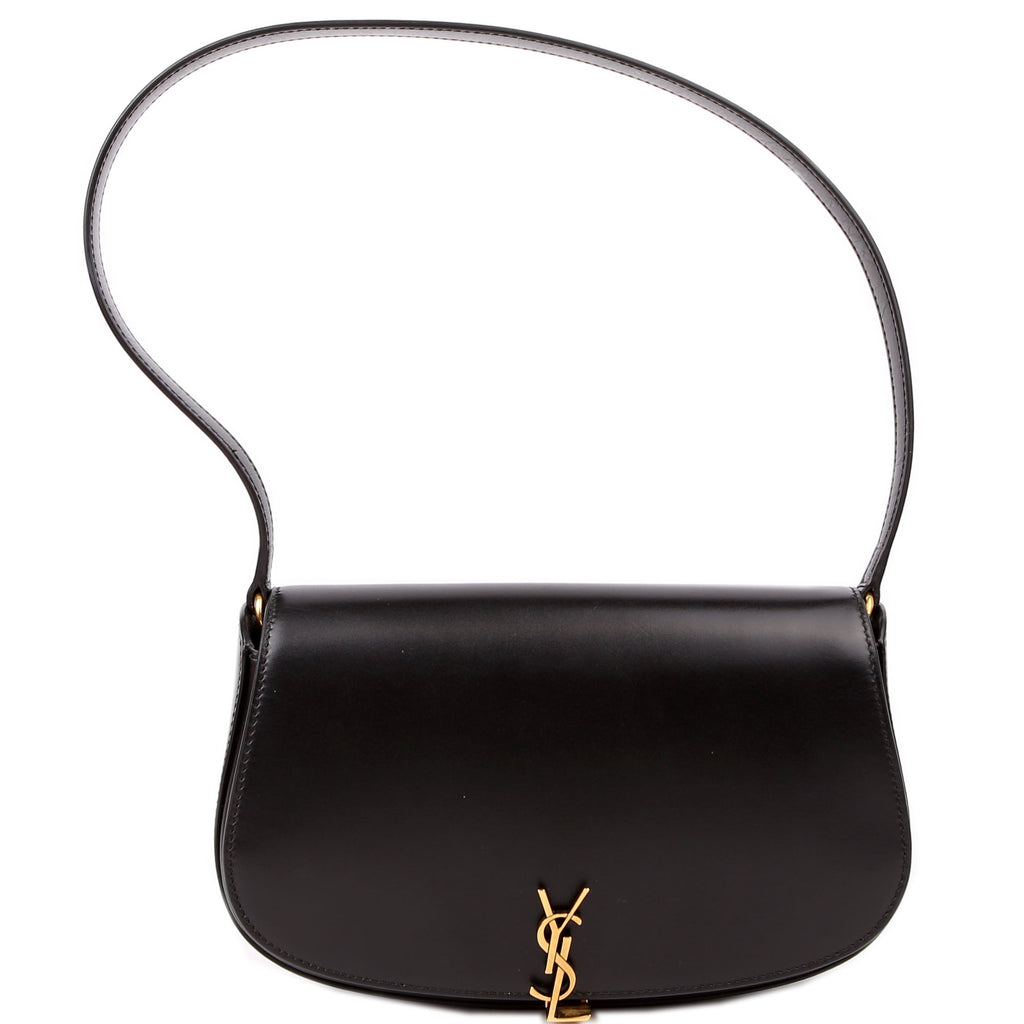 Voltaire Mini Shoulder Box Calfskin Black