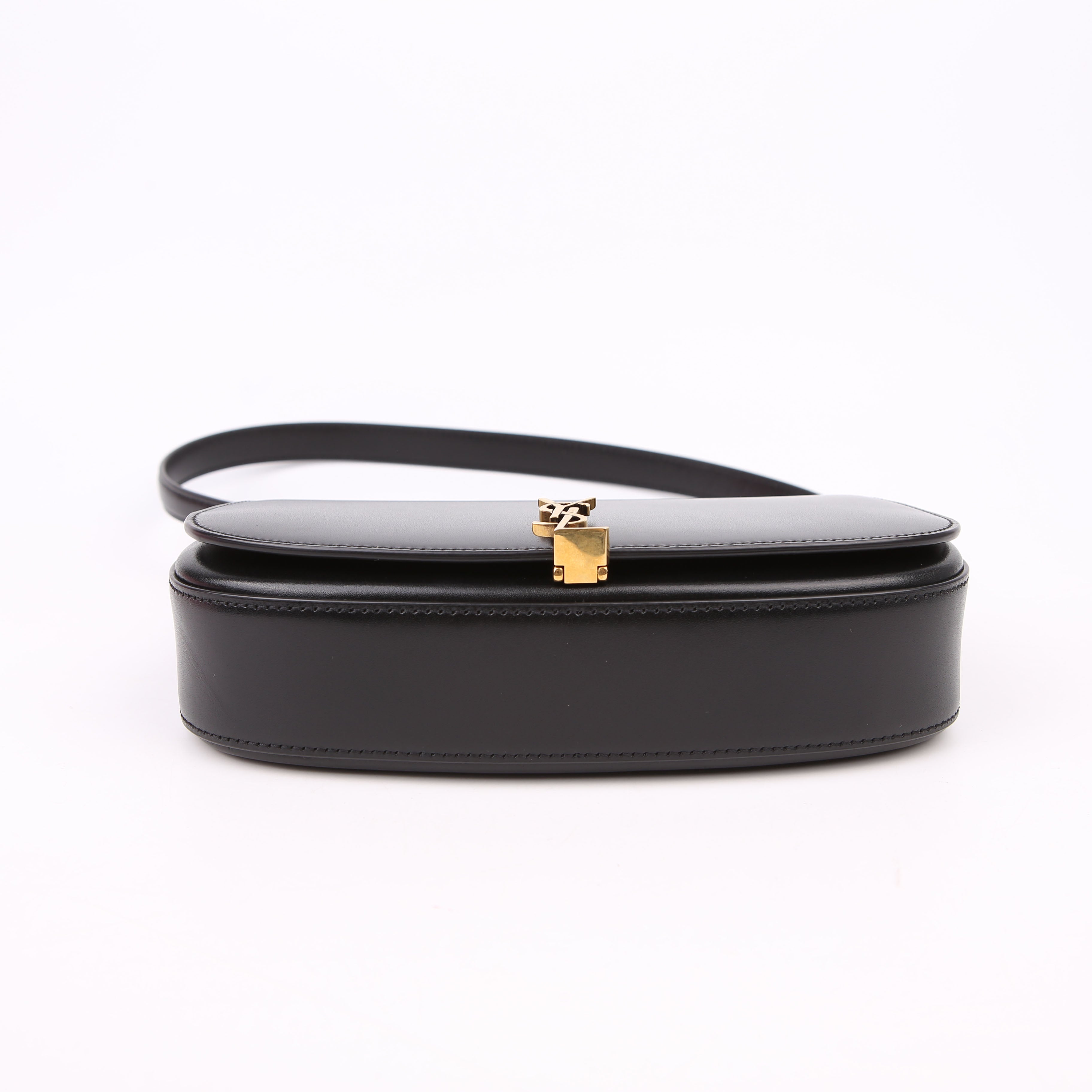 Voltaire Mini Shoulder Box Calfskin Black