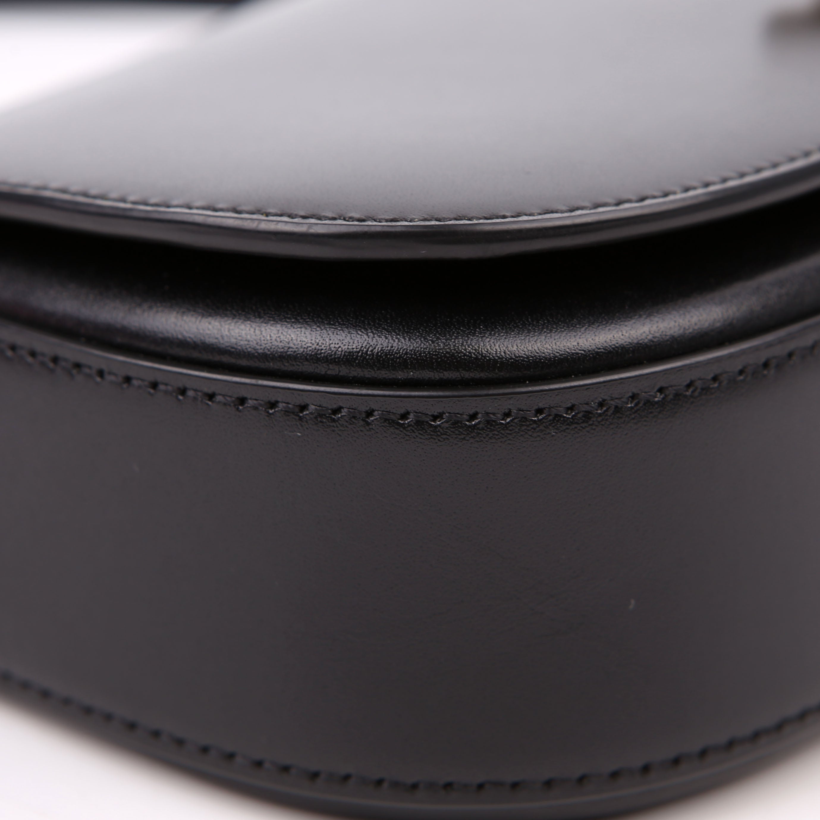 Voltaire Mini Shoulder Box Calfskin Black