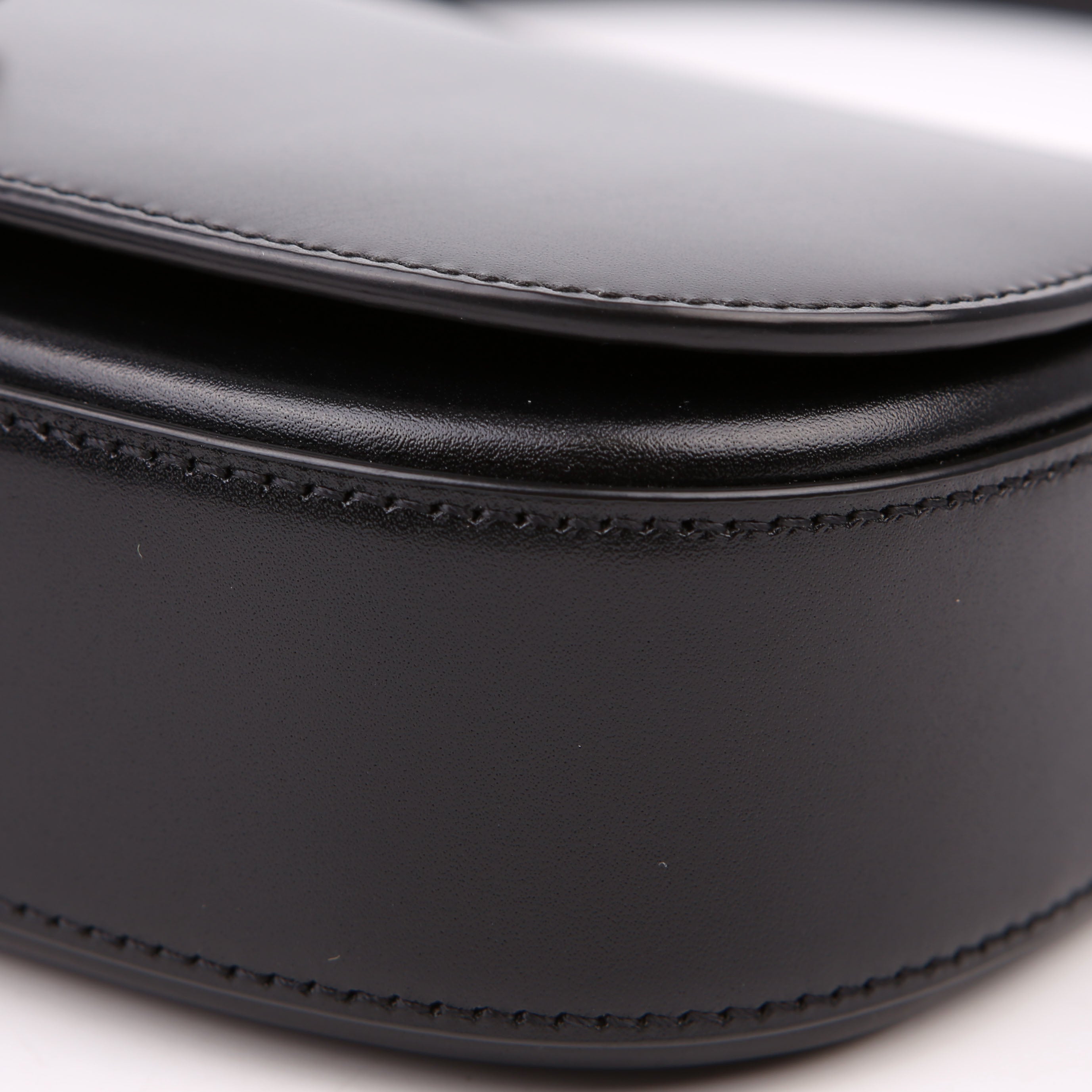Voltaire Mini Shoulder Box Calfskin Black