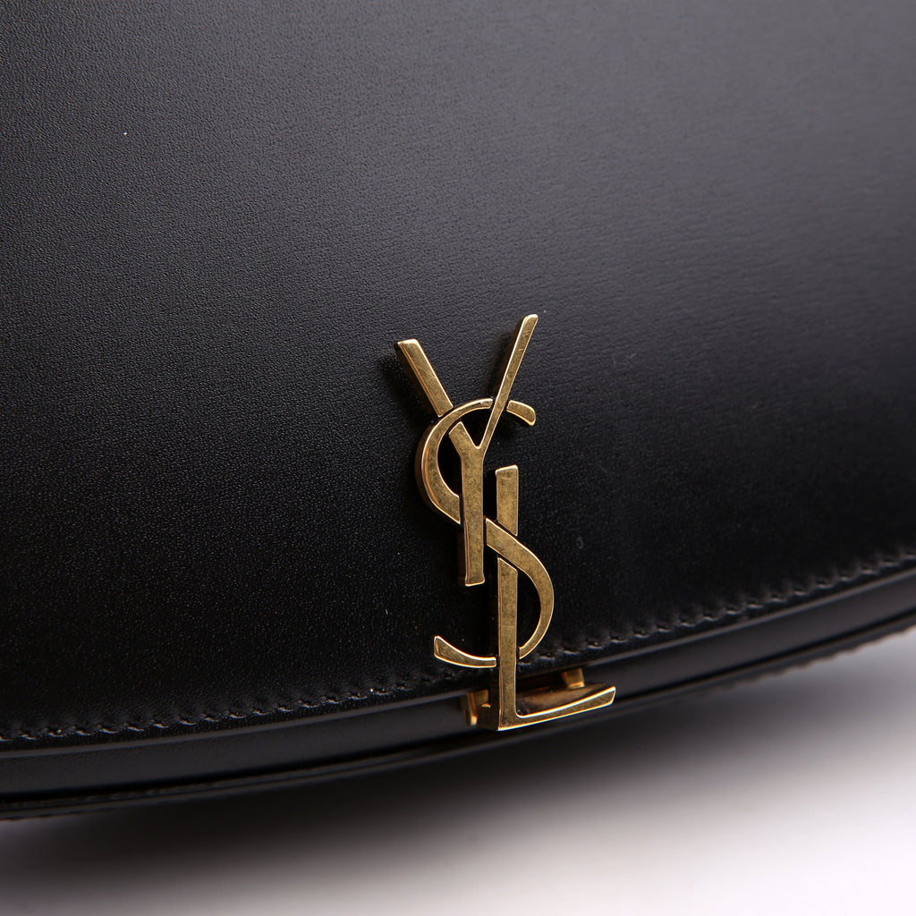 Voltaire Mini Shoulder Box Calfskin Black