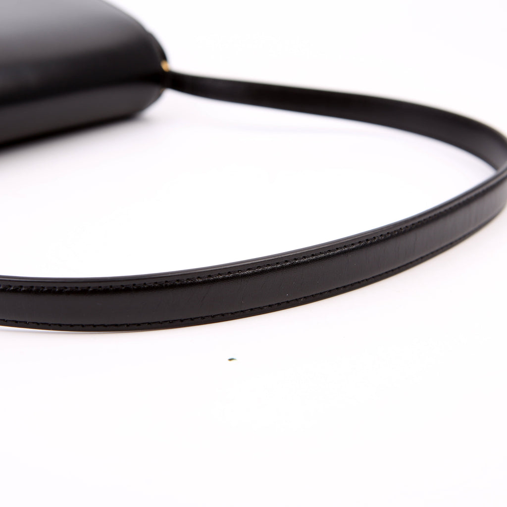 Voltaire Mini Shoulder Box Calfskin Black