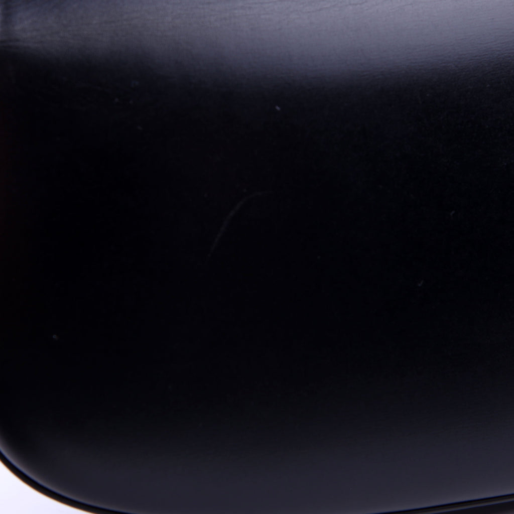 Voltaire Mini Shoulder Box Calfskin Black