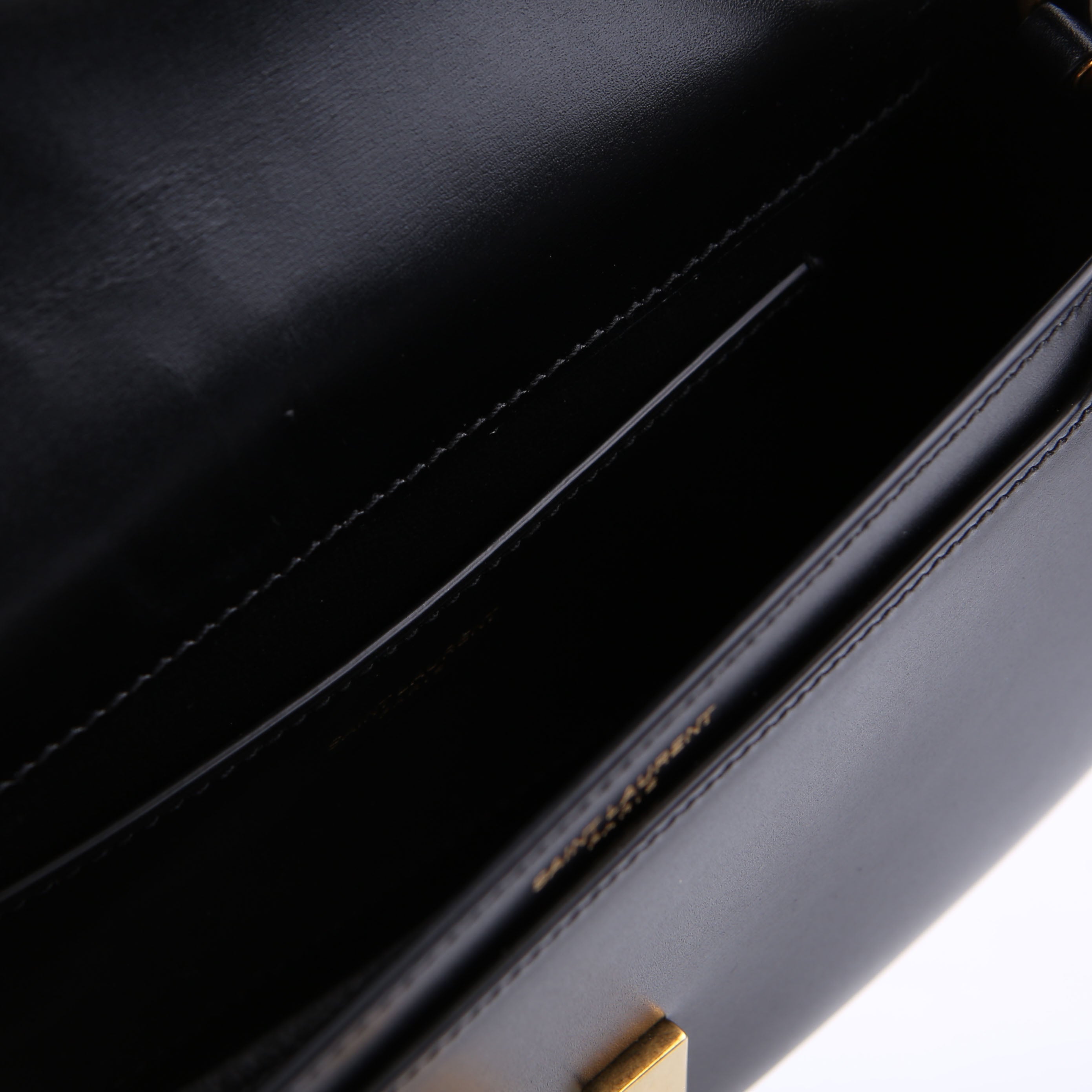 Voltaire Mini Shoulder Box Calfskin Black